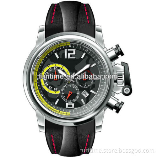 silicone wristwatch chronograph silicone sporty watch good wrist watch unique special cool design wathces